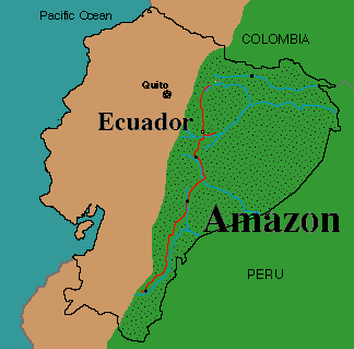 Animated map of Amazon settlement